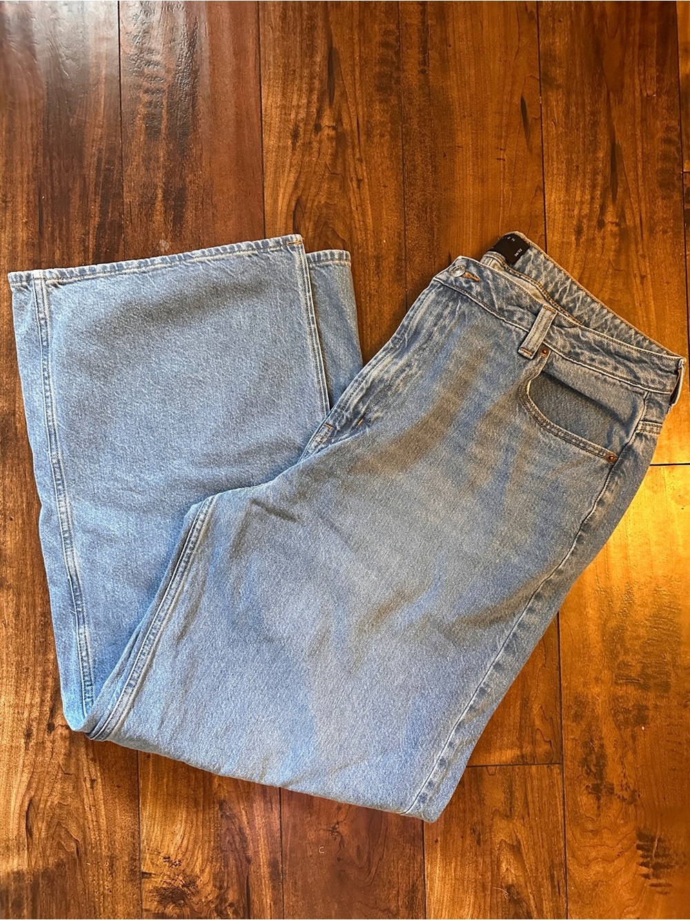 ASOS Curve wide leg jeans